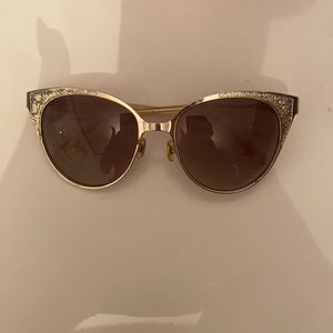 Gold Kate Spade Sunglasses